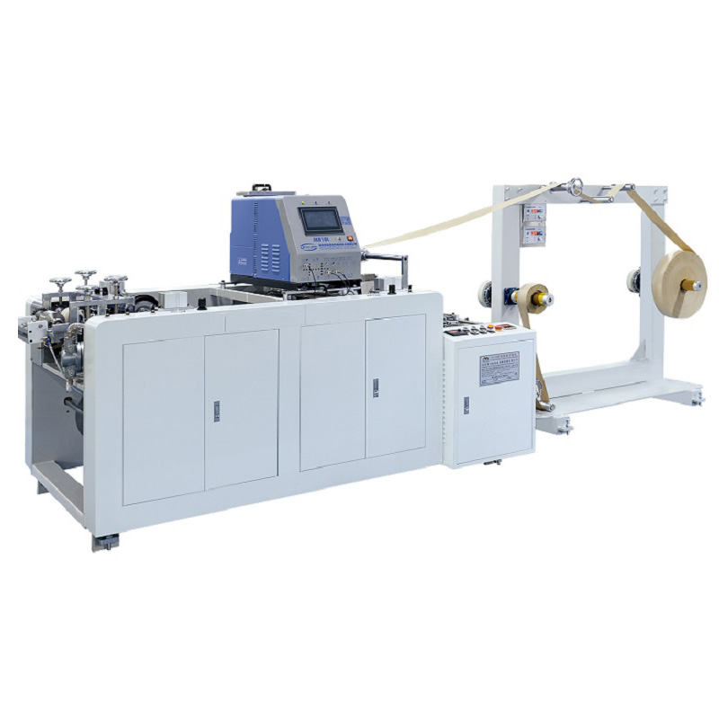 SW10 automatic paper bag handle making and sticking machine