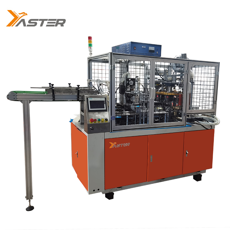 High speed double plates paper cup making machine